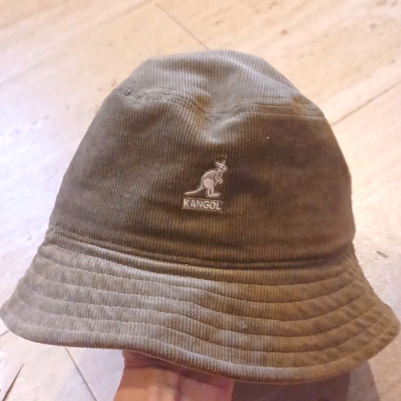 Kangol Accessories - Kangol Corduroy Army Green/Olive Bucket Hat